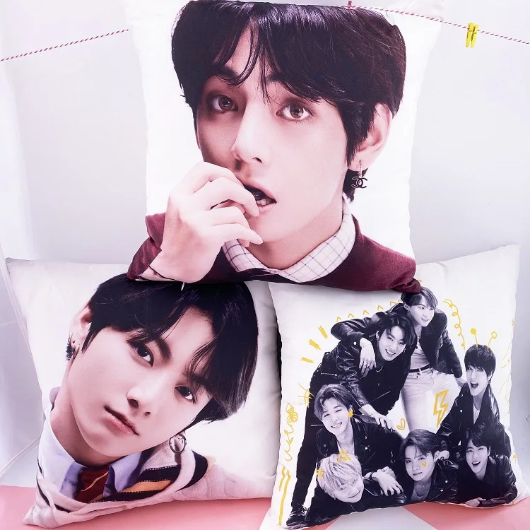 Kpop карта души 7 плюшевая подушка JUNGKOOK SUGA JIN RM JHOPE Цзиминь Love Yourself PERSONA Подушка