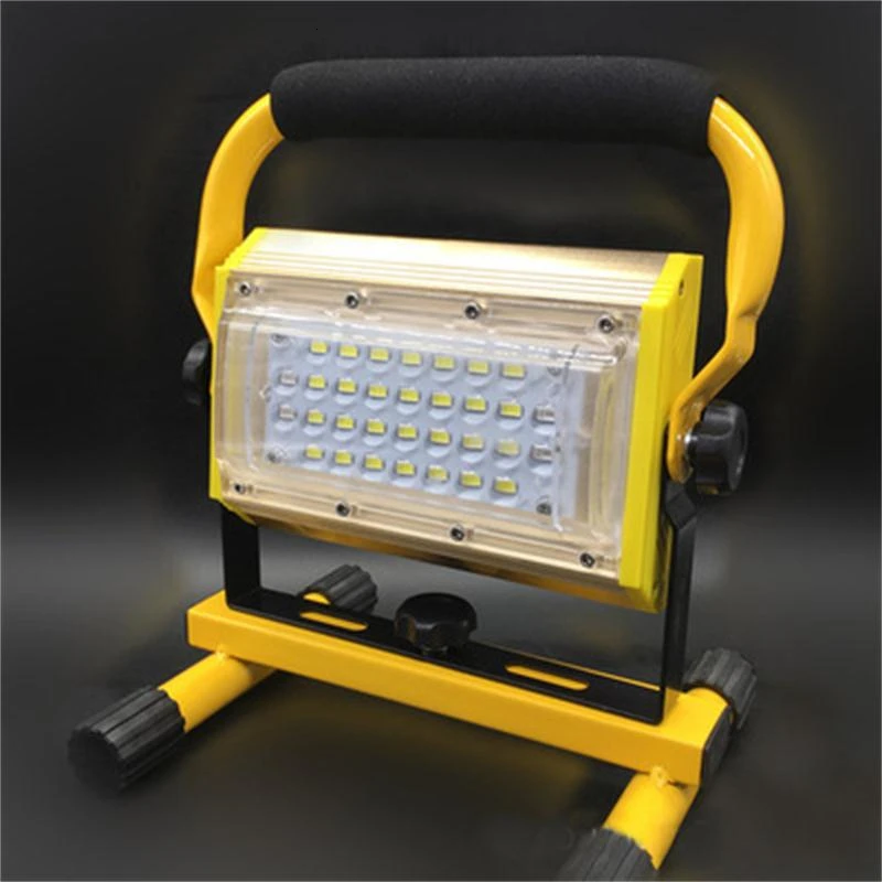 Портативный перезаряжаемый светодиодный прожектор 100 Вт с питанием от