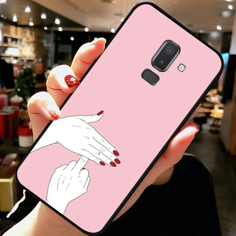Мягкий чехол для samsung Galaxy J8 J7 Duo J6 J4 Plus Prime 2018 TPU |