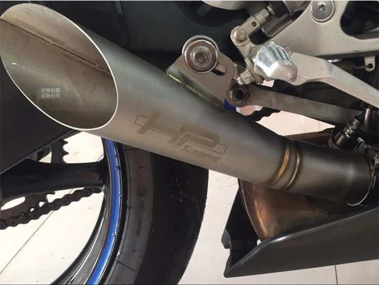 Универсальный Akrapovic мотоциклетный глушитель выхлопной трубы мотороллер скутер Escape Moto Pot для KTM Z750 R1 R6 MT03 FZ1 Ninja ER6N