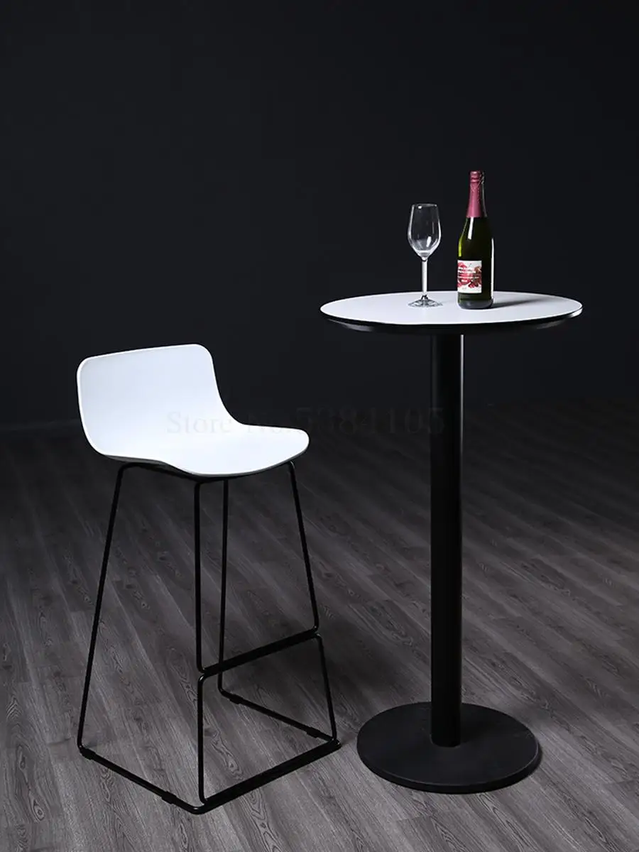 Барный стул Nordic простой из кованого железа барный высокий |