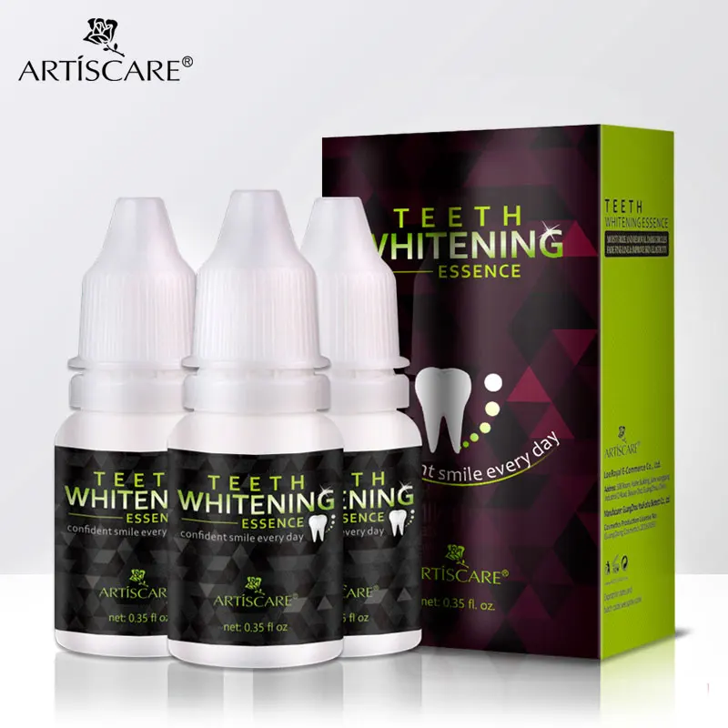 ARTISCARE отбеливающая эссенция для зубов 3 шт. уход за зубами гигиена полости рта