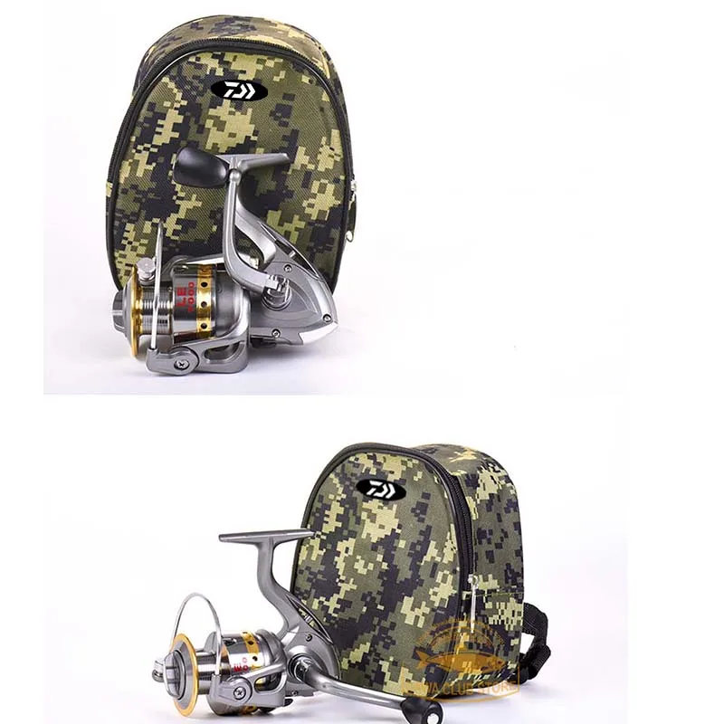 Daiwa портативные мини сумки для рыбалки чехол рыболовных снастей камуфляжный
