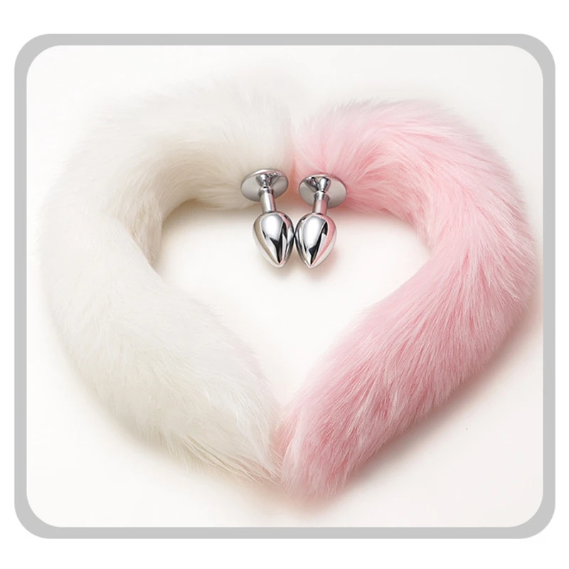 Plush Animal Tail Metal Butt Plug Cat Ears Headband Hair Accessories for Women Cosplay Masquerade Props Adult Game |