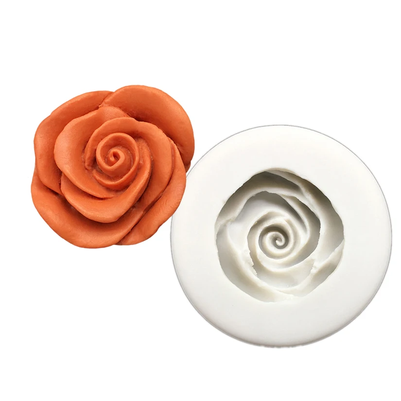 

Силиконовая форма «Роза» Fondant (сахарная) форма для заливки шоколада, кондитерских изделий Инструменты для украшения торта