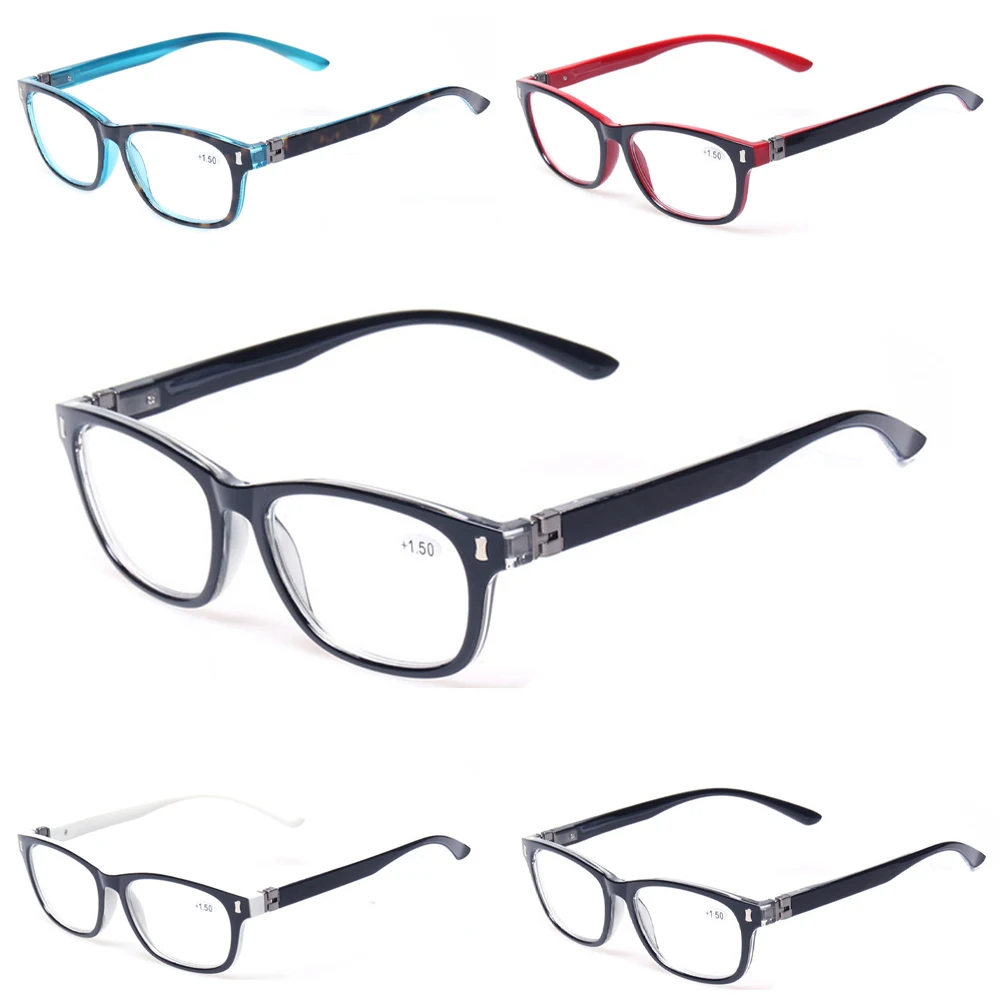 

Turezing очки для чтения с металлическими петлями для мужчин и женщин мужские прямоугольные декоративные очки HD Рецептурные очки с диоптриями 0...