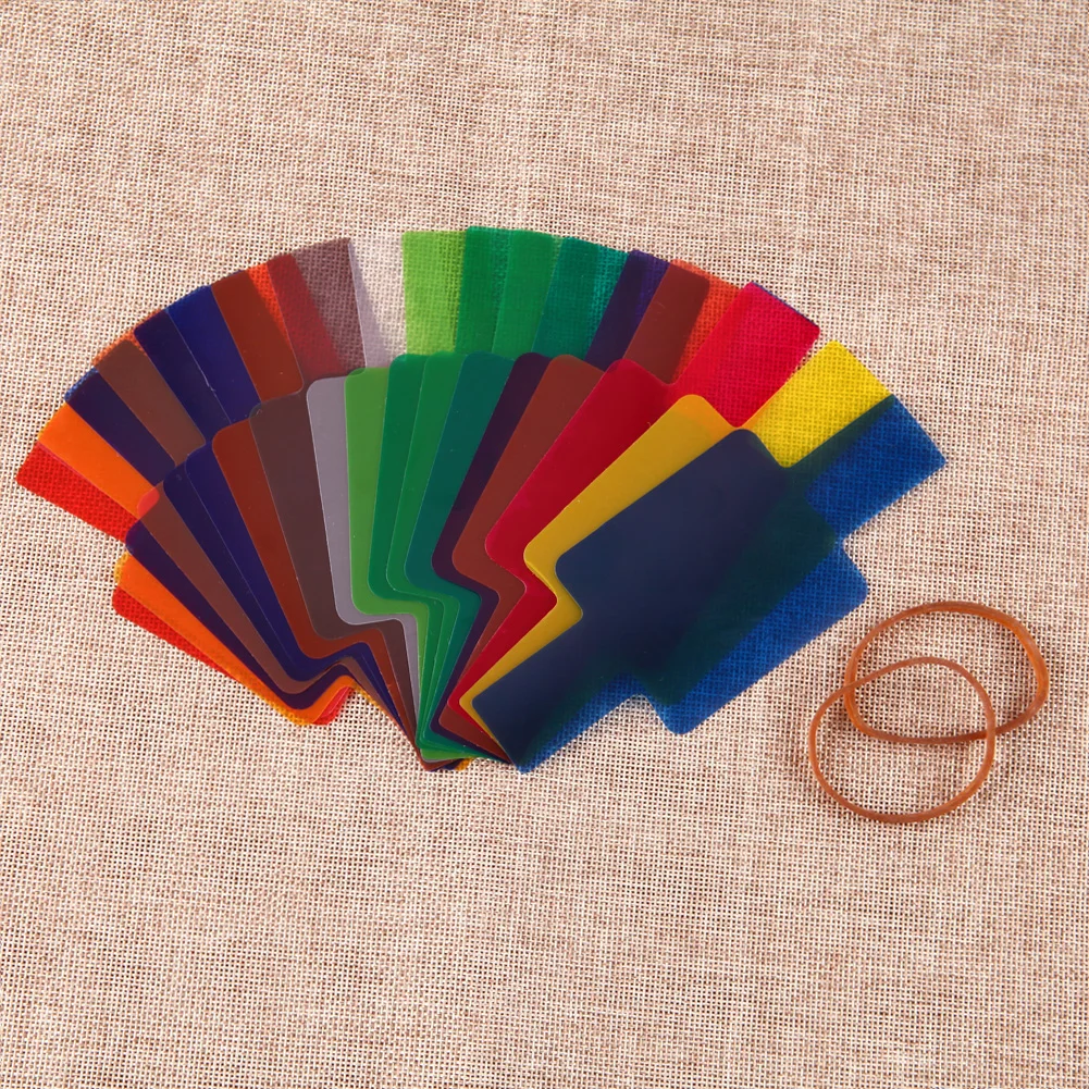 20 шт./компл. Вспышка Speedlite цвет фотовспышка цветовая температура пленка для Canon