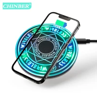 10w wireless charger for iphone 13 12 11 pro xs max x xr 8plus qi fast wireless charging pad for samsung s20 s10 plus note 9