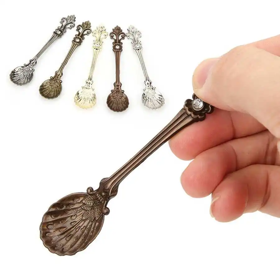 Многоразовые соломенные соломинки из нержавеющей стали 5 шт. Винтажный стиль