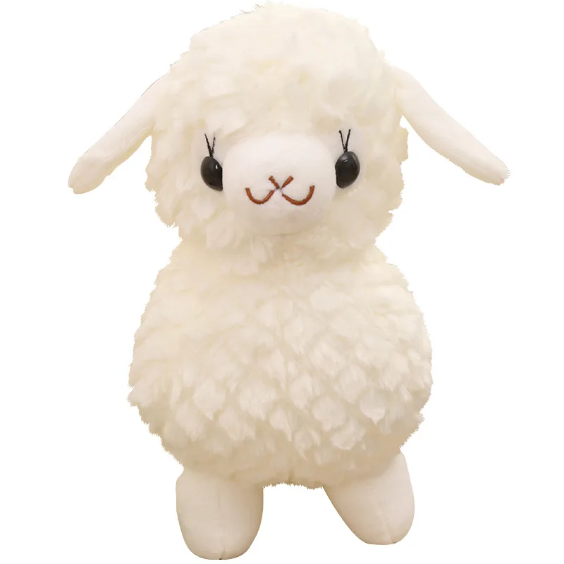 

Zqswkl cute white alpaca plush doll children's birthday gift soft stuffed animals sheep soft anime pillow hugs for girls
