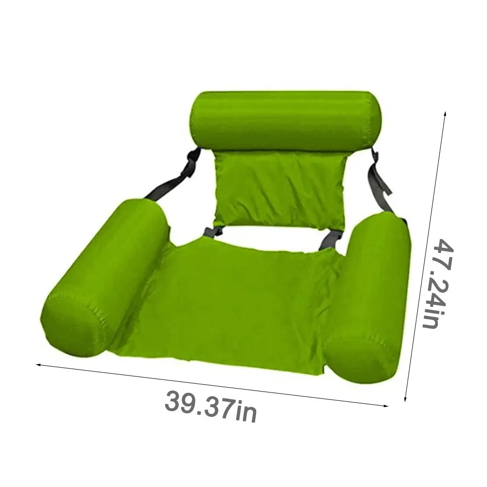 Водный гамак лежак надувной коврик для бассейна плавающая кровать складной