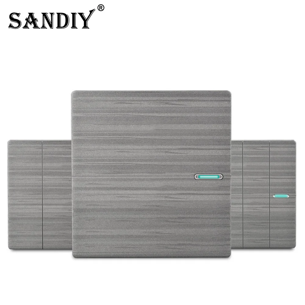 86 скрытый настенный выключатель в скандинавском стиле полностью пластиковая