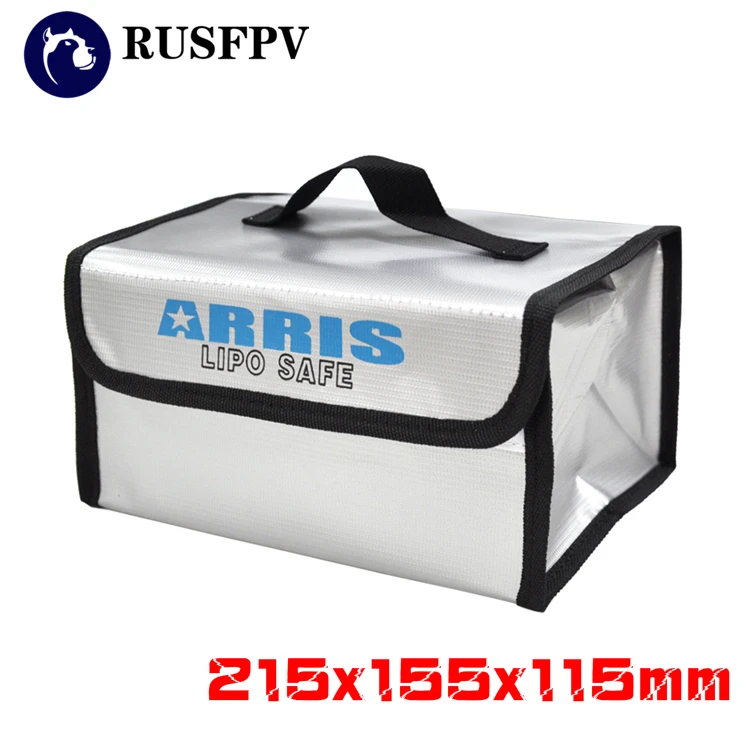 ARRIS 215x155x115 мм огнезащитная батарея LiPo портативная Защитная сумка для RC FPV гоночный Дрон Квадрокоптер вертолет