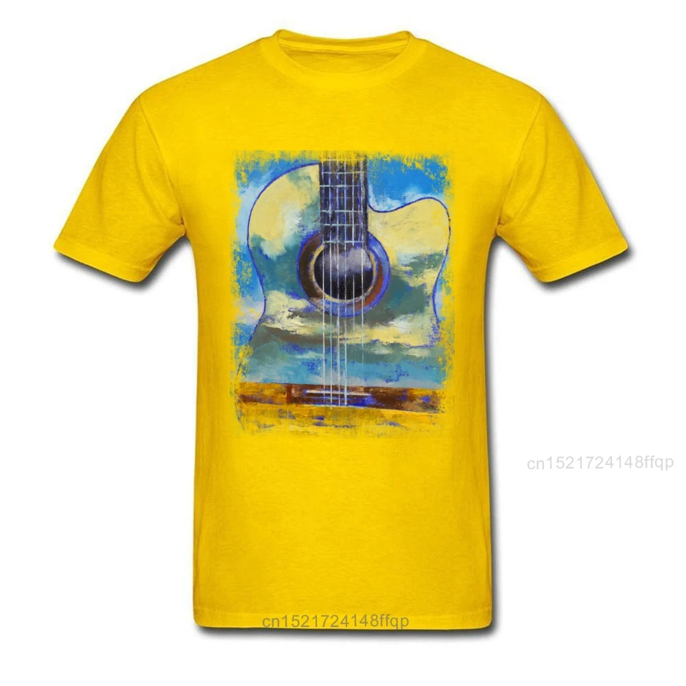 Гитара облака Футболка в продаже Топы день рождения футболка музыка искусство