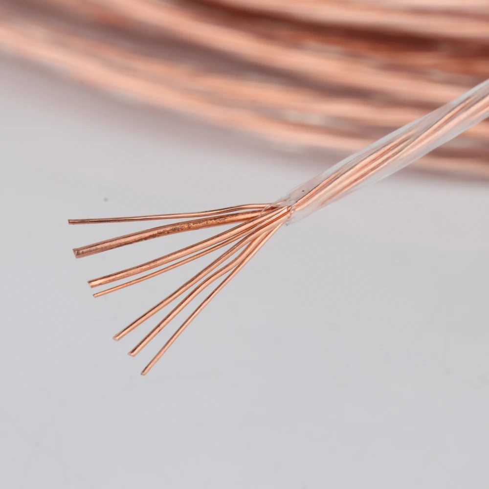 Hi Fi аудио 8N OCC Чистая медь соединительный кабель Балансирующий провод массовый