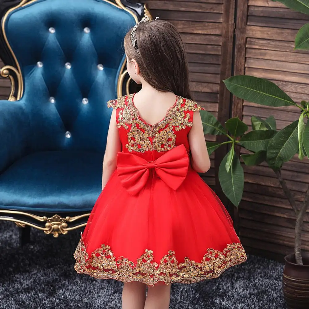 Vestidos платье для девочек летнее Брендовое с низким вырезом на спине подростков