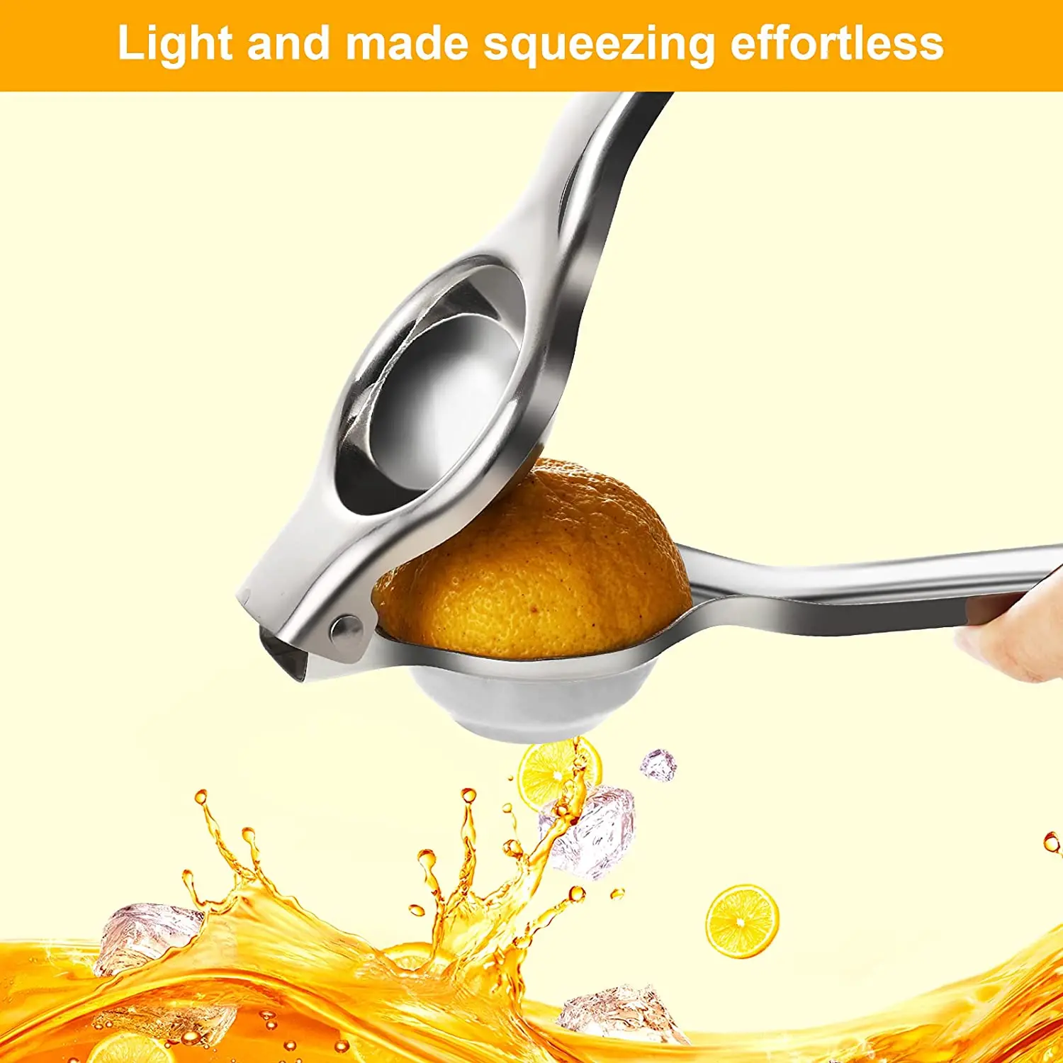 Lemon Squeezer Hand Manual Stainless Steel Fruit Juicer Macine Press Kitchen Tools Mini Blender Gadgets Queezer | Дом и сад