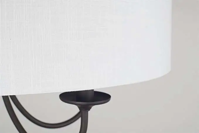 Новый дизайн тканевый абажур металлическая Подвесная лампа-канделябр | Лампы и