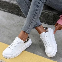 2021 winter new models european and american large size lace up flat bottom trendy casual all match womens single shoes zz426