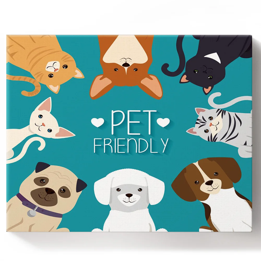 Краски по номерам животные дружественные картины картина маслом Набор цифр