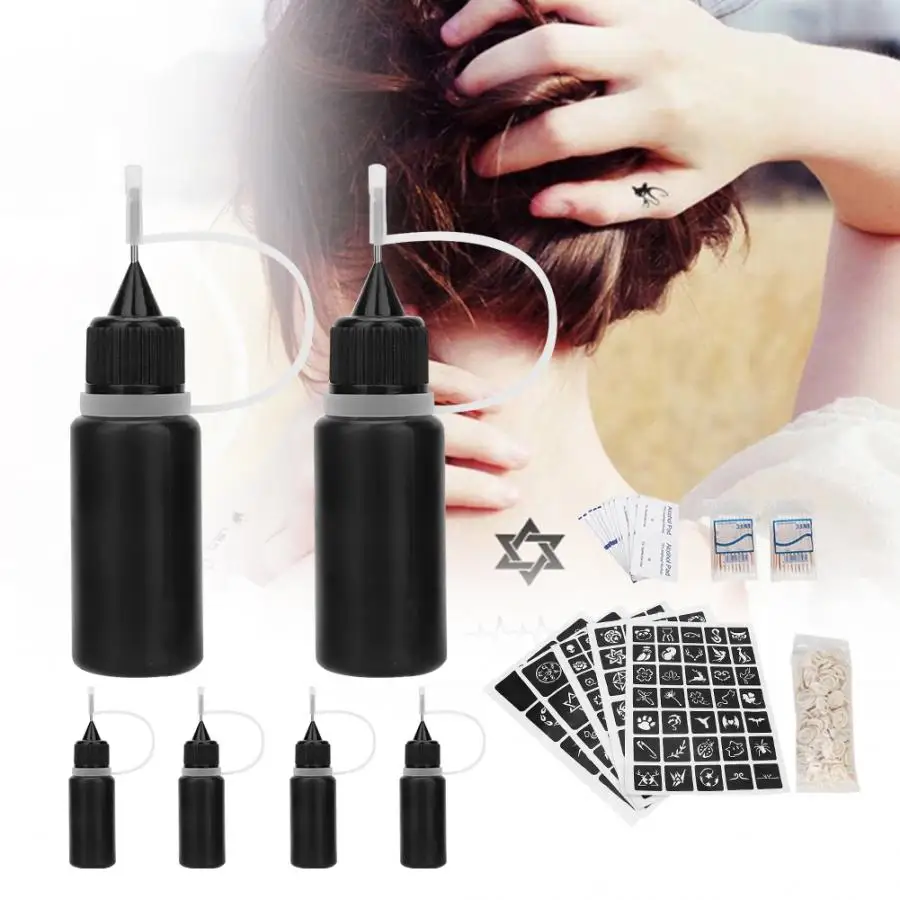 20 мл профессиональная временная татуировка чернила сок набор краски пигмент для