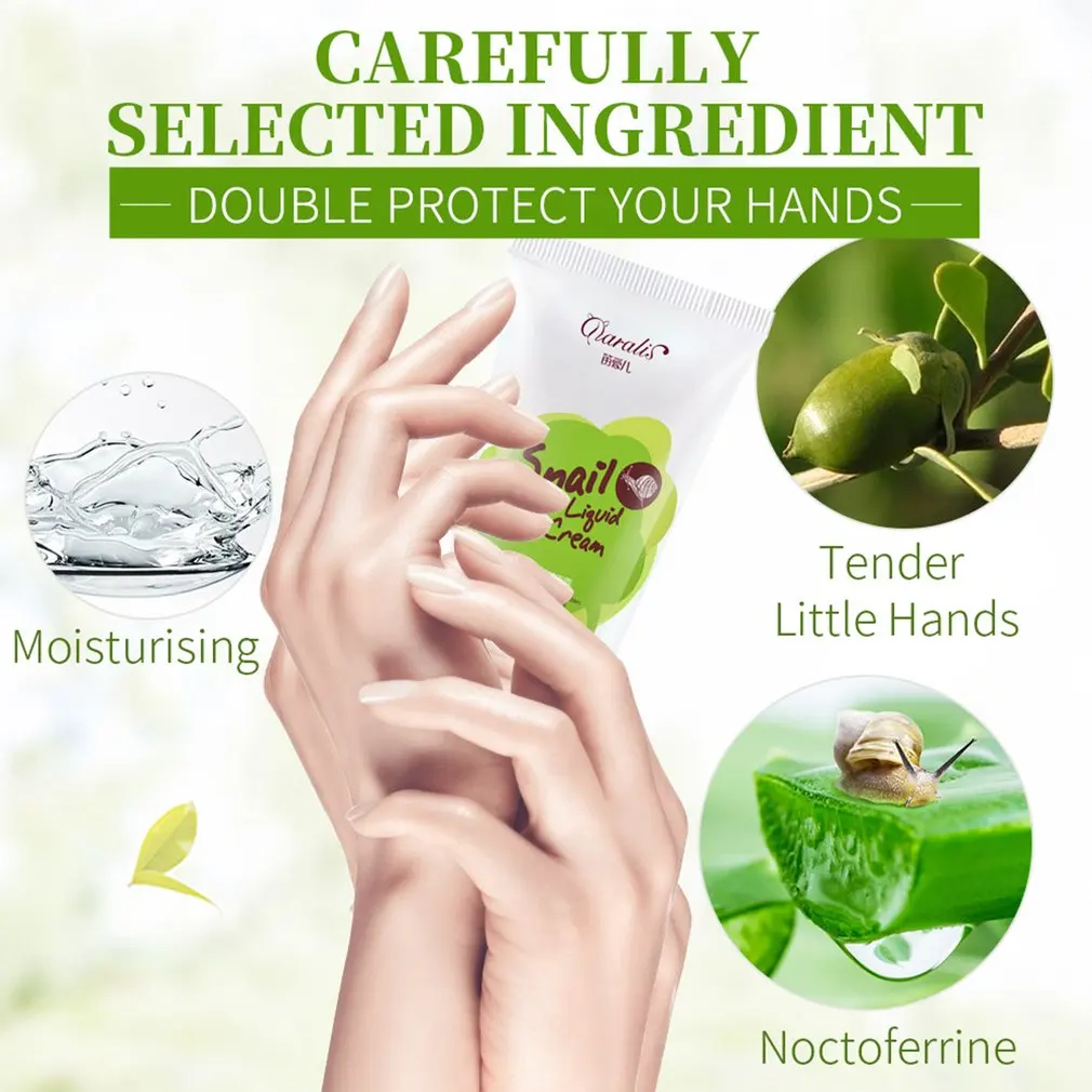 Увлажняющий крем с экстрактом улитки для рук Сыворотки терапия работы
