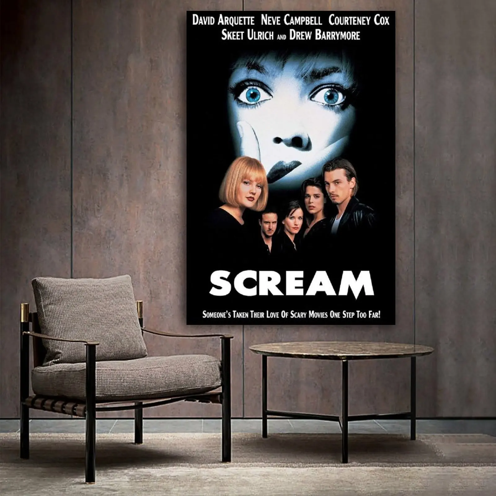 

Scream - 1996 Movie Canvas Poster Bedroom Decor Sports Landscape Office Room Decor Poster Gift