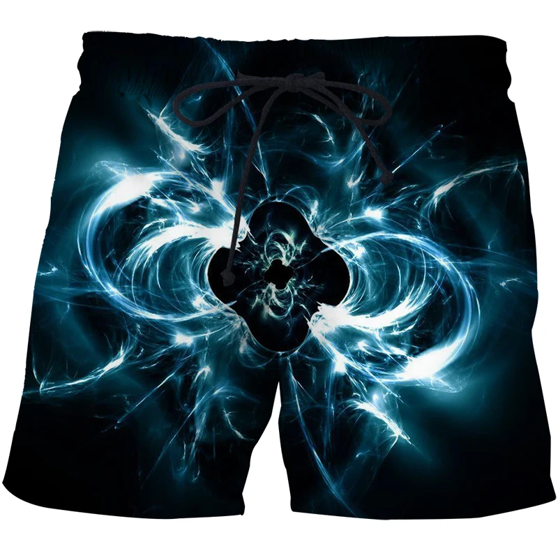 

2021 New Fashion 3D Beach Shorts Men's Quick-drying Swimwear Comfortable Sports Shorts Street Print Shorts
