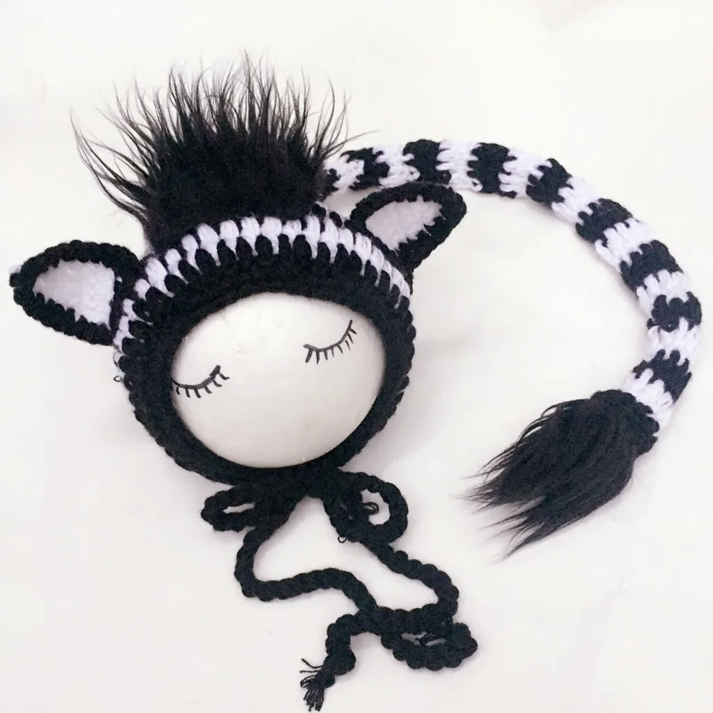 Реквизит для фотографирования новорожденных 1 комплект Детский милый полосатый