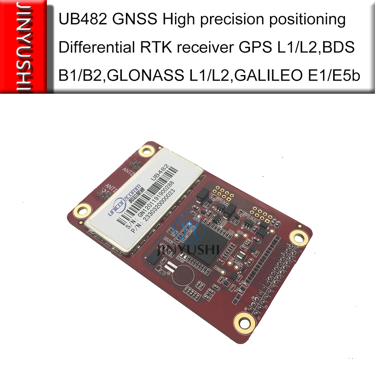 Высокоточный позиционирующий дифференциал RTK приемник UB482 GNSS GPS L1/L2 BDS B1/B2 GLONASS GALILEO