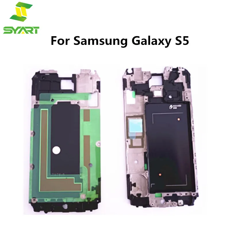 

Screen frame For Samsung Galaxy S5 Midplate Bezel Chassis Housing Middle Frame Metal Mid Plate Housing Bezel