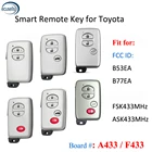 Подходит для Toyota Camary Land Cruiser Aurion Corolla Avensis A433 F433 умный дистанционный Автомобильный ключ FCCID:B77EA B53EA 433,92 МГц