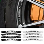 4 шт. автомобильный Стайлинг ступицы колеса мощность стикер из алюминиевого сплава для Ssangyong Rexton 2 Tivolan Musso Tivoli Kyron Actyon Sport Korando