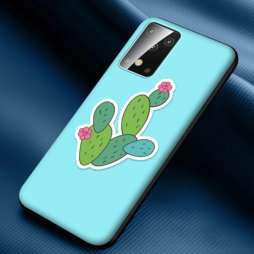 Мягкий чехол Lavaza с кактусами и растениями для Samsung Note A3 A5 A6 A7 A8 A9 A10s A20s A30s A40s A50s 10 A70 8