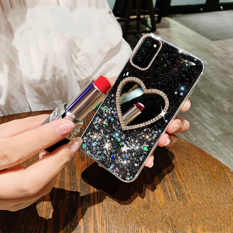 Glitter Diamond Case for Samsung A51 A71 A70 A50 A81 A91 A20 A30 A10 A80 S20 Ultra S10 S9 S8 Note 10 9 8 Plus Lite Silicone Case
