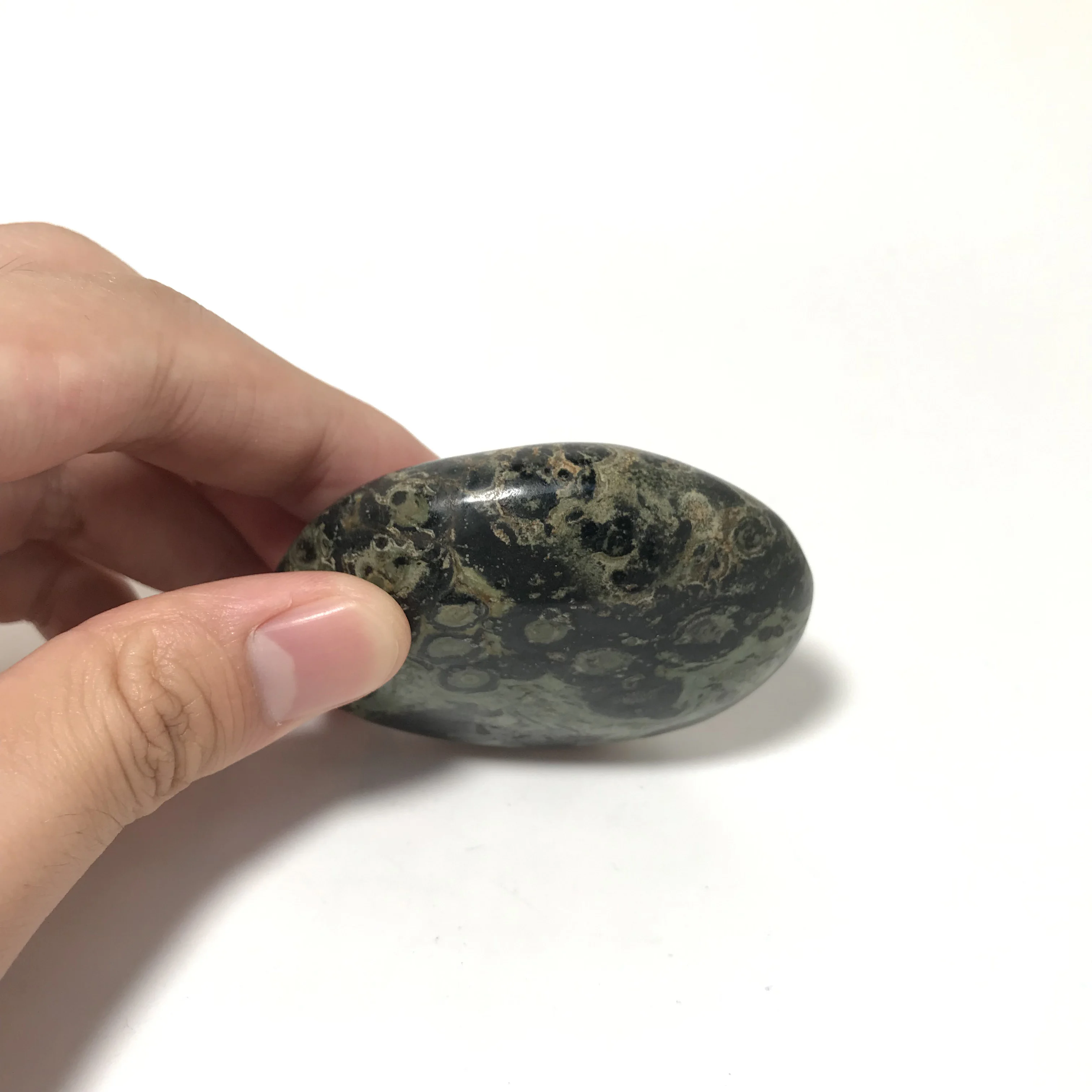 Высокое качество Kambaba яшма Пальмовая форма камня ручной работы и полированная