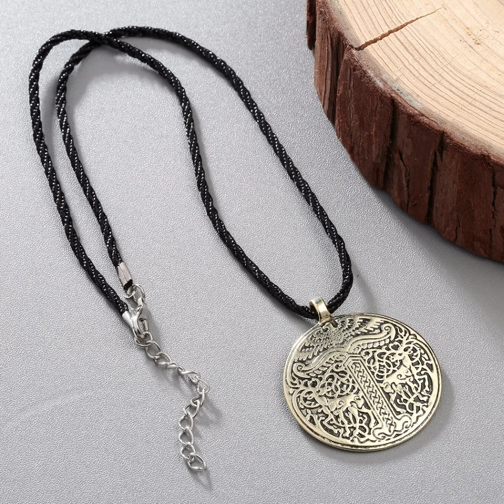 Чандлер античное Дерево жизни дерево ирминсул викинги олень подвеска ожерелья