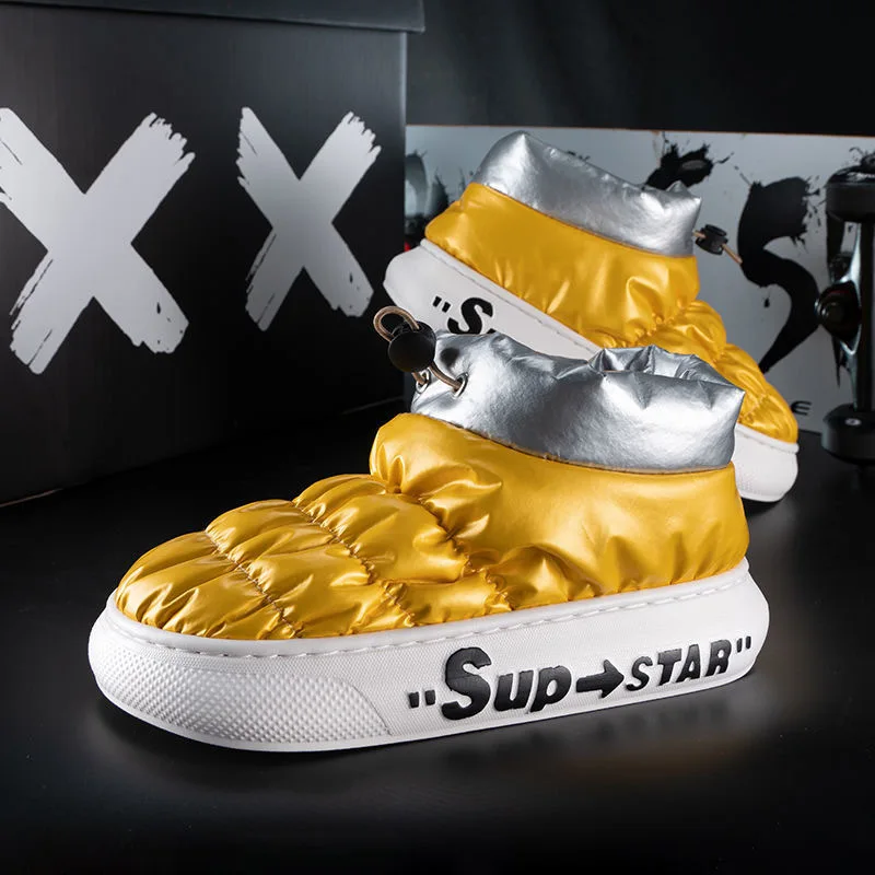 

Down Luxury Slippers Ladies Winter Home Warm Waterproof Ladies Shoes Sneakers Chaussure Femme Sapatos Femininos Slides