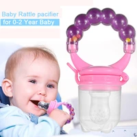 baby food pacifier clips childrens bell fruits infant baby food supplement fruit chews baby nipple feeder soother nipples