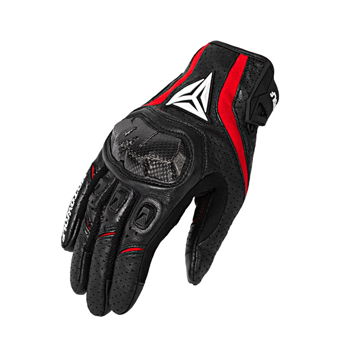 Кожаные Мотоциклетные Перчатки с сенсорным экраном и противоскользящей