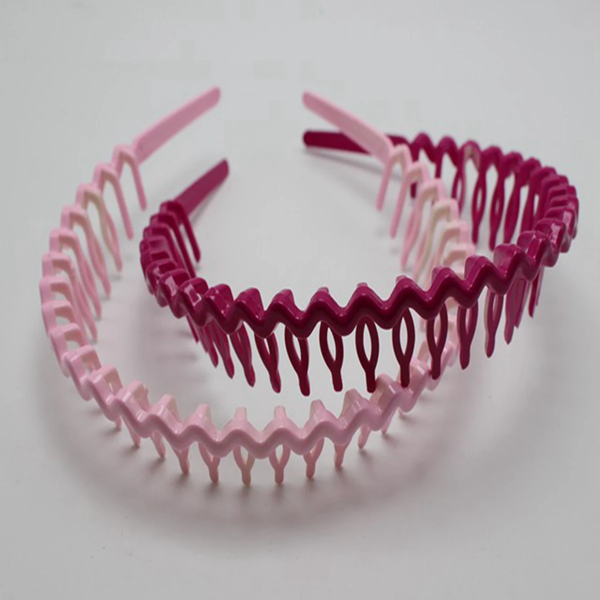 Аксессуары для волос пластиковый волнообразный ободок с зубчиками 8 цветов|headband