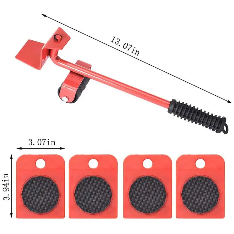 Профессиональный подъемник для транспортировки мебели 5 шт./компл. набор