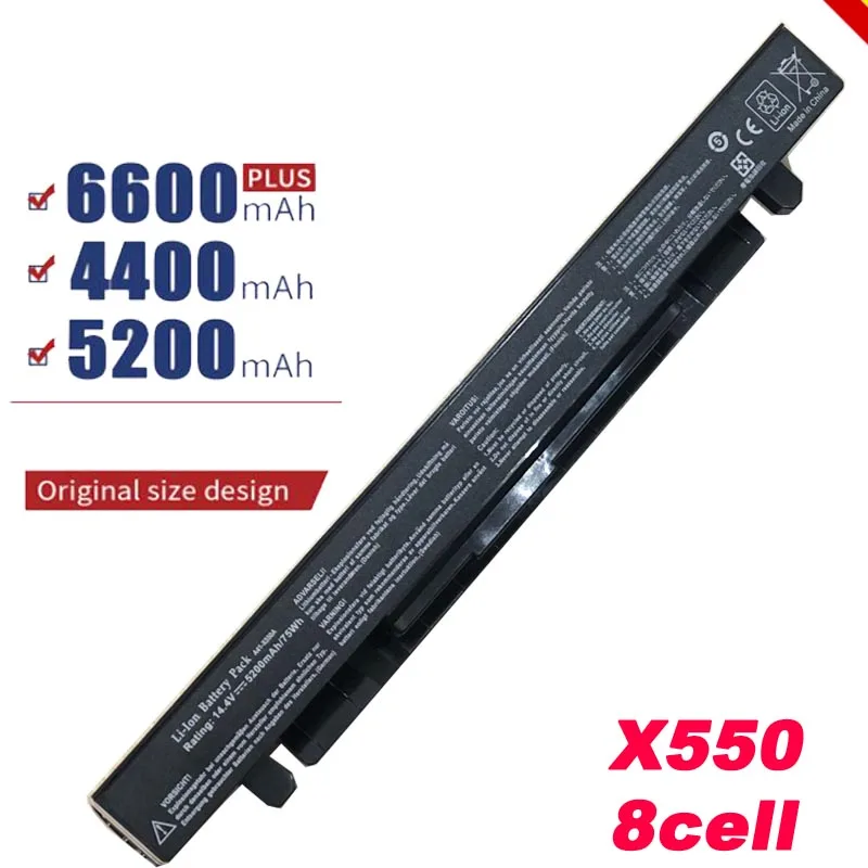 Новые 8 ячеек Аккумулятор для ноутбука ASUS A450 A550 F450 F552 P450 X450 X550 F550 K550 K450 A41 X550A A32
