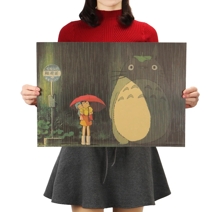 TIE LER Hayao Miyazaki плакат в стиле аниме фильм мультфильм ретро ностальгия постер для