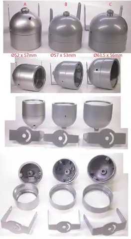 Металлический корпус камеры видеонаблюдения (3 типа на выбор)