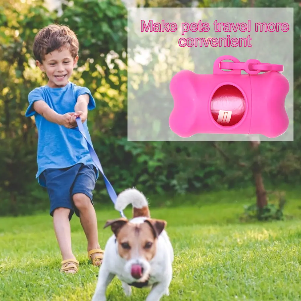 

Pet Waste Bag Dispenser Dog Poop Bags Dispense Dog Waste Bag Holder Plastic Garbage Bag Carrier Case Dog Supplies Accessories