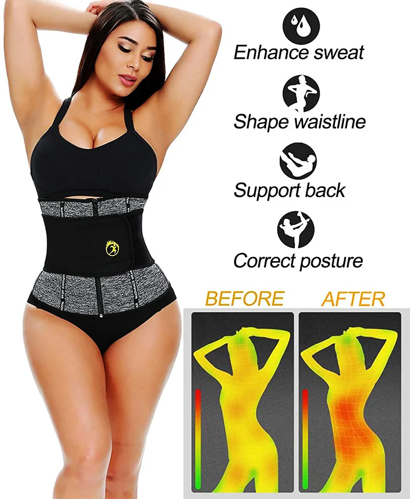 Тренировочный корсет NINGMI для похудения с высокой талией Корректирующее белье