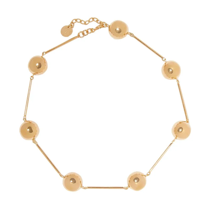 

New fashion European and American Ball Necklace, personality, temperament, clavicle chain, retro accessories