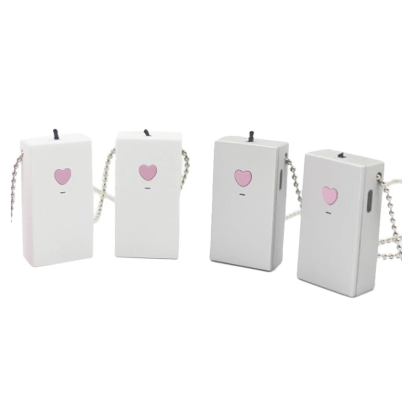 

2 Pcs USB Portable Wearable Air Purifier, Air Necklace Negative Ion Air Freshener No Radiation Low Noise