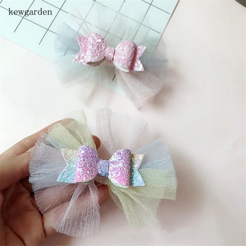 Kewgarden складной вуаль атласные ленты 6 см 8 DIY бантик для волос аксессуары вручную